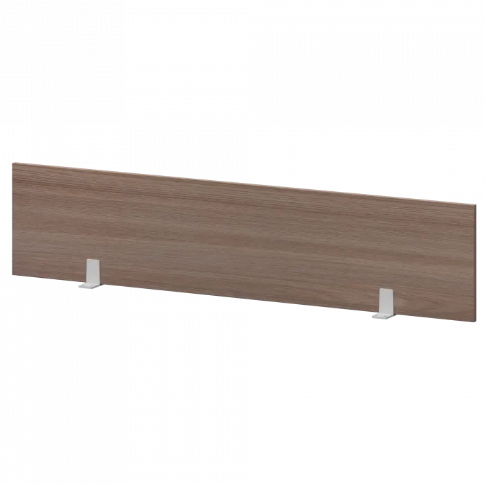 Экран для одиночного стола СМЭ18-16 Темный шимо/Белый 1600x18x350 Арго-М