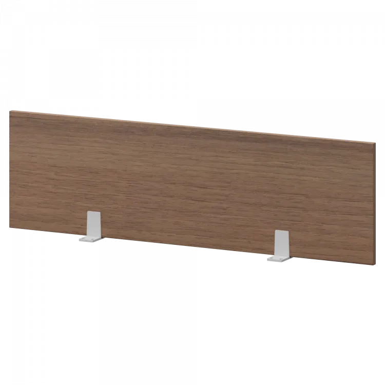 Экран для одиночного стола СМЭ18-12 Орех гварнери/Белый 1200x18x350 Арго-М
