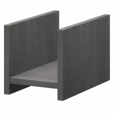 Подставка под системный блок НТ-800 Лиственница 270x450x280 Аргентум