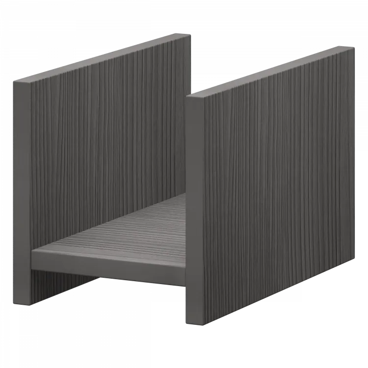 Подставка под системный блок НТ-800 Лиственница 270x450x280 Аргентум