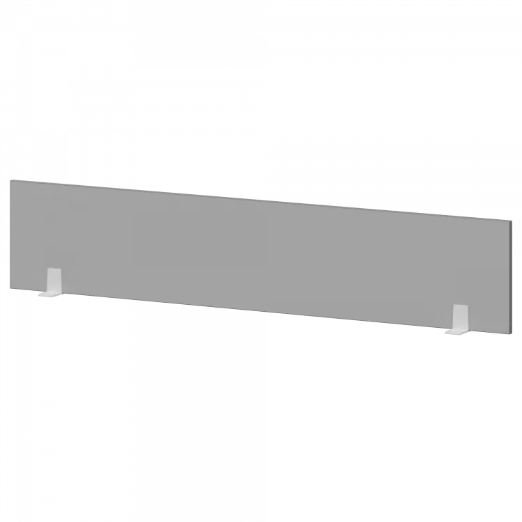Экран для одиночного стола СМЭ18-16 Серый/Белый 1600x18x350 Арго-М