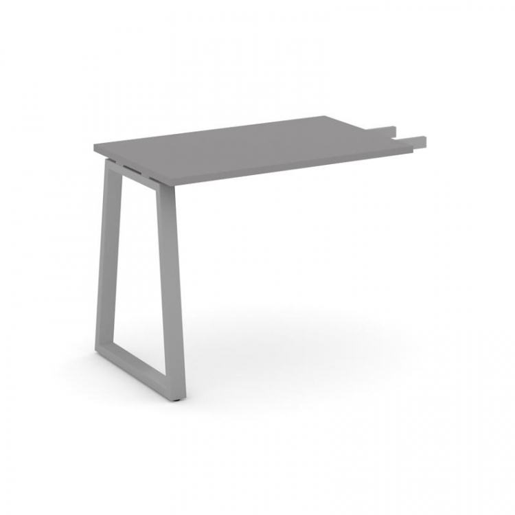 Стайл Проджект Брифинг приставка SN-6T1.BR-005 Серый Пепел/Металл Серый 1380*600*750