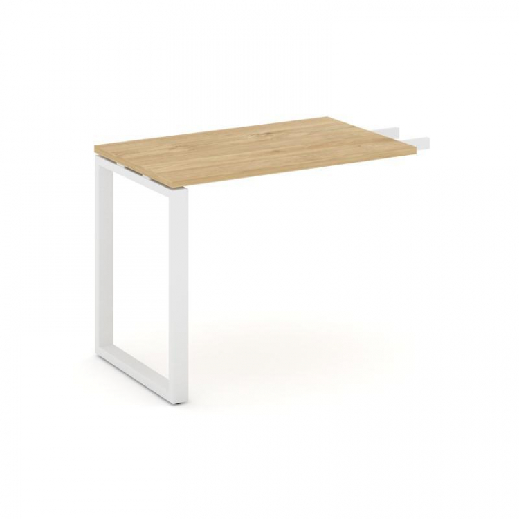 Style Project Брифинг-приставка SN-6O.BR-004 Тиквуд Светлый/Металл Белый 1180*600*750