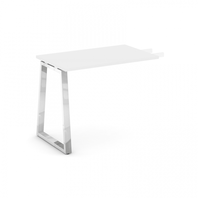 Style Project Direct Lux Брифинг-приставка M-SN-6T1.BR-005 Белый/Нержавеющая Сталь/Хром 1380*600*750