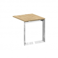 Onix Direct Lux Брифинг-приставка О-обр. м/к M-O.MO-BR-7 Тиквуд Светлый/Нержавеющая Сталь/Хром 780*7