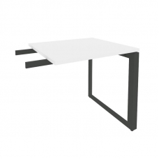 Onix Direct Брифинг-приставка на О-образном м/к O.MO-BR-7 Белый Бриллиант/Металл Антрацит 780*720*75