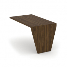 Corner Брифинг-приставка COR.BR-14 Орех Лоренцо/Графит 1400*800*750