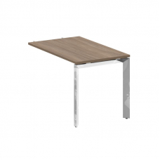 Onix Direct Lux Брифинг-приставка П-обр. м/к M-O.MP-BR-11 Дуб Аризона/Нержавеющая Сталь/Хром 1180*72