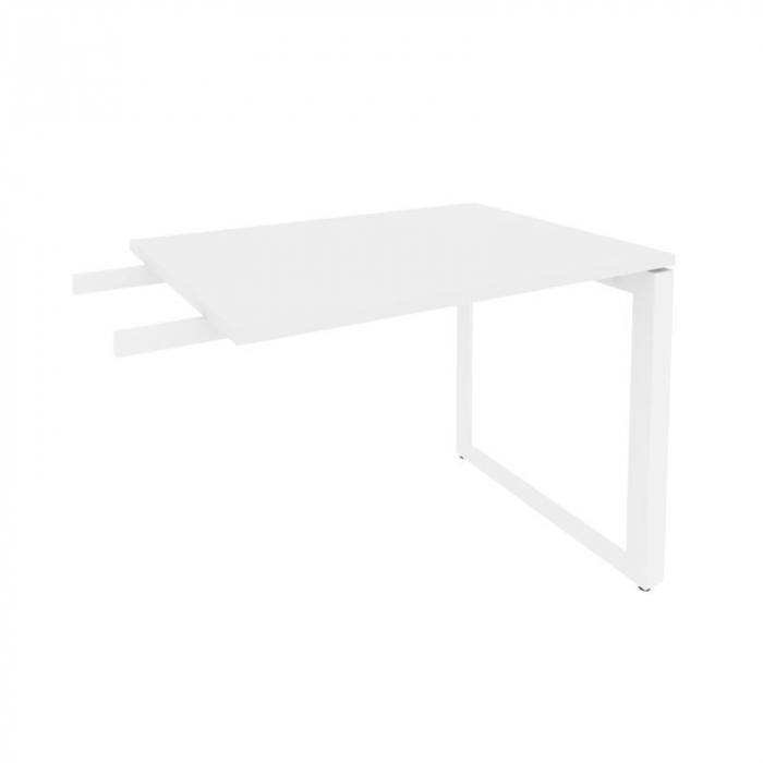 Onix Direct Брифинг-приставка на О-образном м/к O.MO-BR-9 Белый Бриллиант/Металл Белый 980*720*750