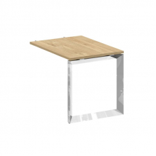 Onix Direct Lux Брифинг-приставка О-обр. м/к M-O.MO-BR-9 Тиквуд Светлый/Нержавеющая Сталь/Хром 980*7