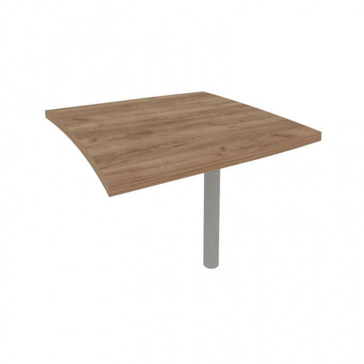 First Брифинг-приставка KB-2 Дуб Табак/Металл Серый 904*904*765