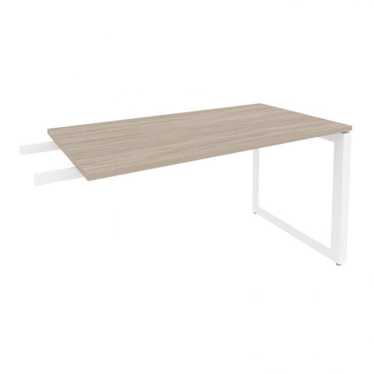 Onix Direct Брифинг-приставка на О-образном м/к O.MO-BR-13 Дуб Аттик/Металл Белый 1380*720*750