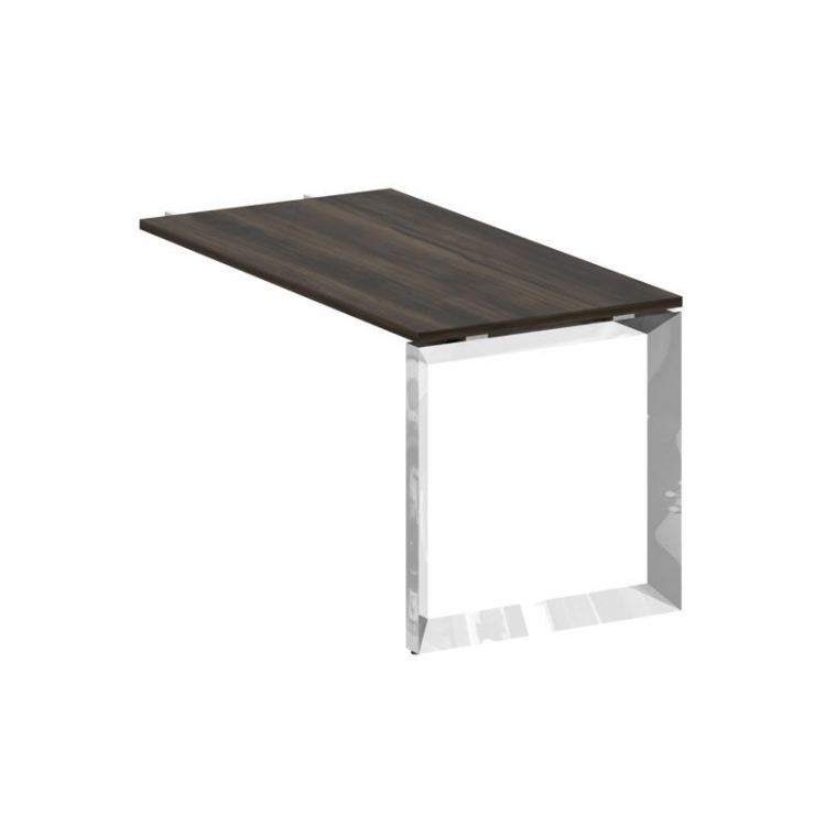 Onix Direct Lux Брифинг-приставка О-обр. м/к M-O.MO-BR-13 Дуб Мали/Нержавеющая Сталь/Хром 1380*720*7