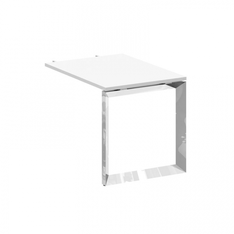 Onix Direct Lux Брифинг-приставка О-обр. м/к M-O.MO-BR-9 Белый Бриллиант/Нержавеющая Сталь/Хром 980*