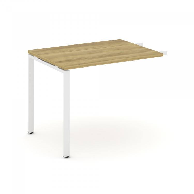 Concept Брифинг-приставка CN.BR-001 Дуб Винченцо/Металл Белый 980*720*750