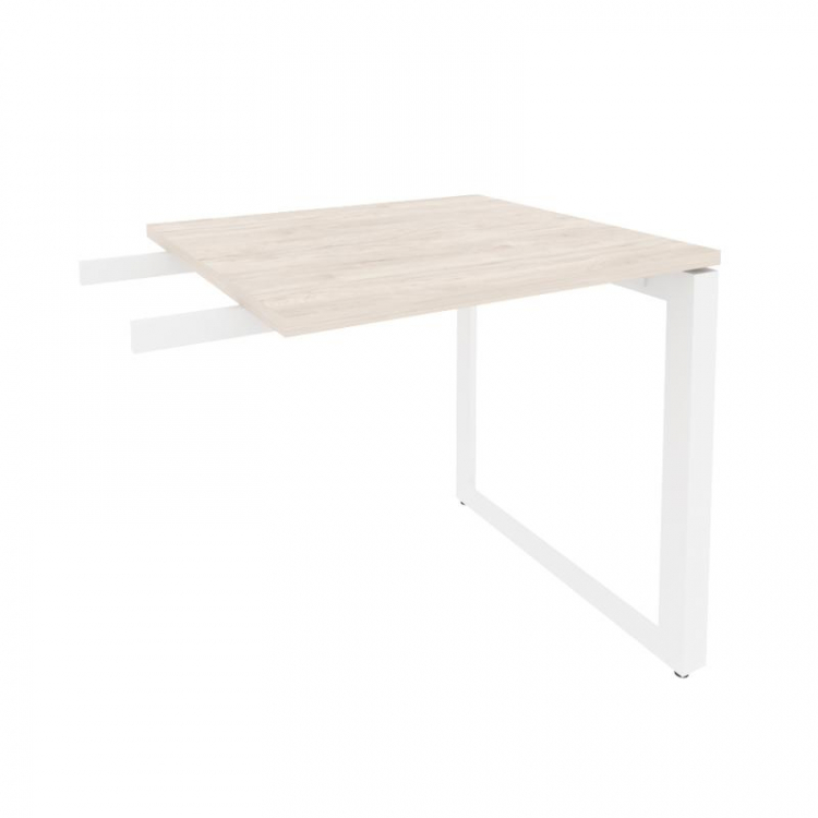 Onix Direct Брифинг-приставка на О-образном м/к O.MO-BR-7 Денвер Светлый/Металл Белый 780*720*750