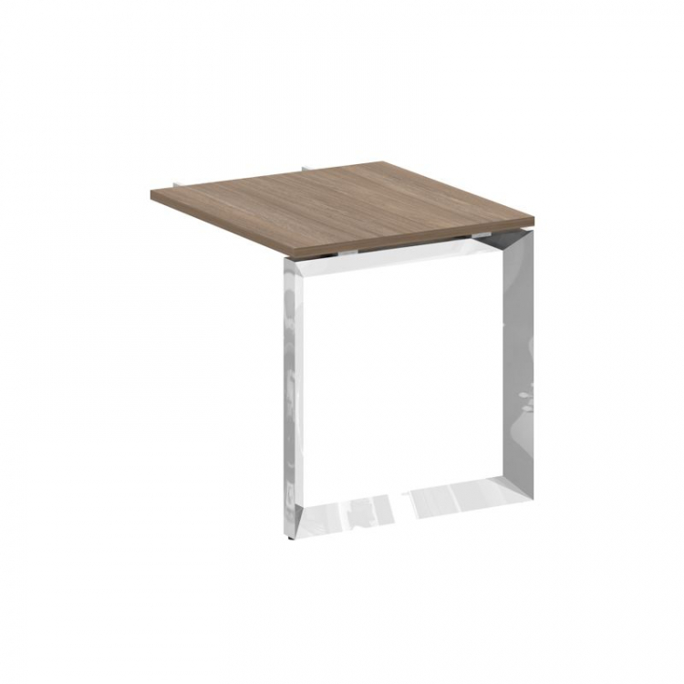 Onix Direct Lux Брифинг-приставка О-обр. м/к M-O.MO-BR-7 Дуб Аризона/Нержавеющая Сталь/Хром 780*720*