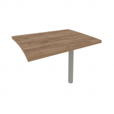 First Брифинг-приставка KB-3 Дуб Табак/Металл Серый 1004*804*765