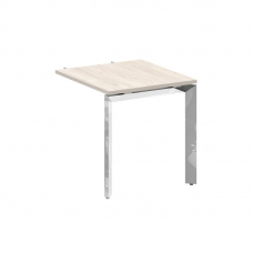 Onix Direct Lux Брифинг-приставка П-обр. м/к M-O.MP-BR-7 Денвер Светлый/Нержавеющая Сталь/Хром 780*7