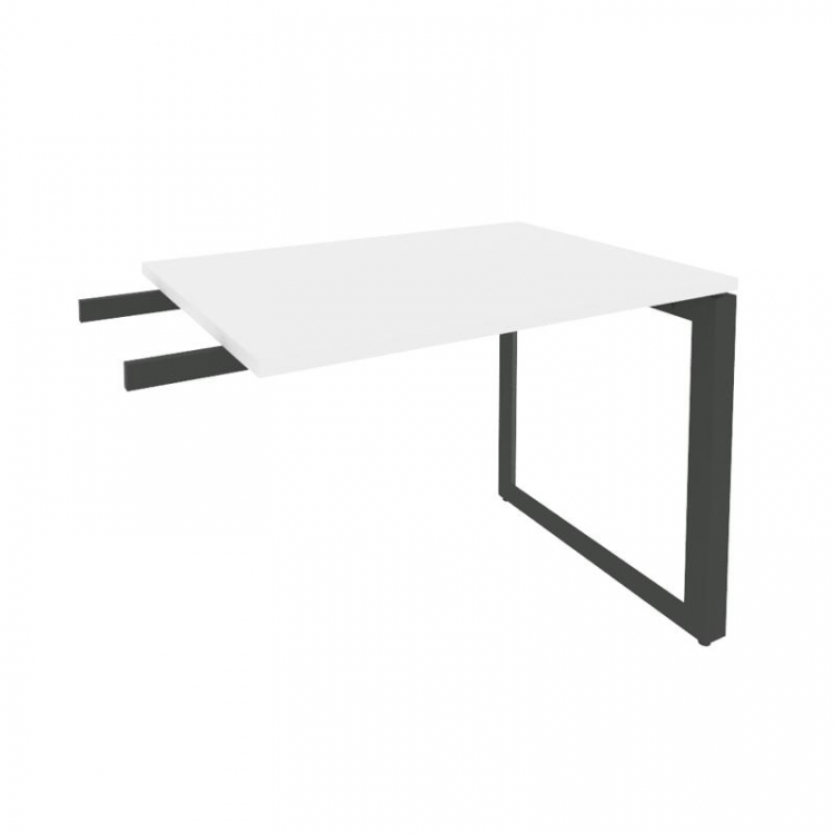 Onix Direct Брифинг-приставка на О-образном м/к O.MO-BR-9 Белый Бриллиант/Металл Антрацит 980*720*75