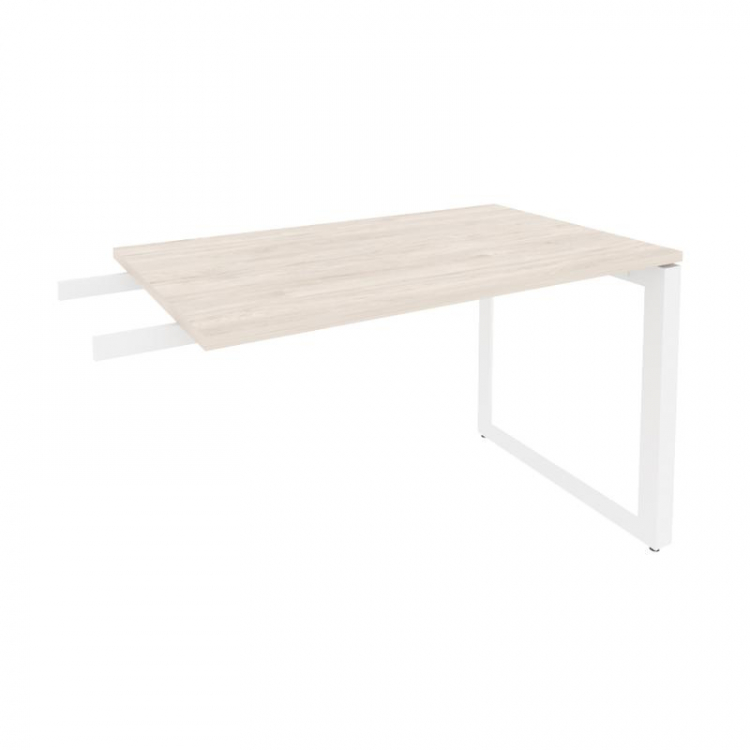 Onix Direct Брифинг-приставка на О-образном м/к O.MO-BR-11 Денвер Светлый/Металл Белый 1180*720*750