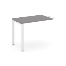 Стайл Проджект Брифинг приставка SN-6P.BR-002 Серый Пепел/Металл Белый 780*600*750