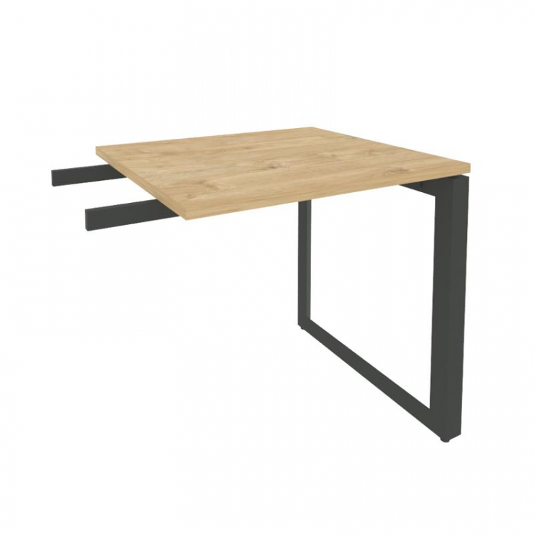 Onix Direct Брифинг-приставка на О-образном м/к O.MO-BR-7 Тиквуд Светлый/Металл Антрацит 780*720*750