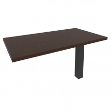 First Брифинг-приставка KB-5 Венге Цаво/Металл Антрацит 1300*700*765