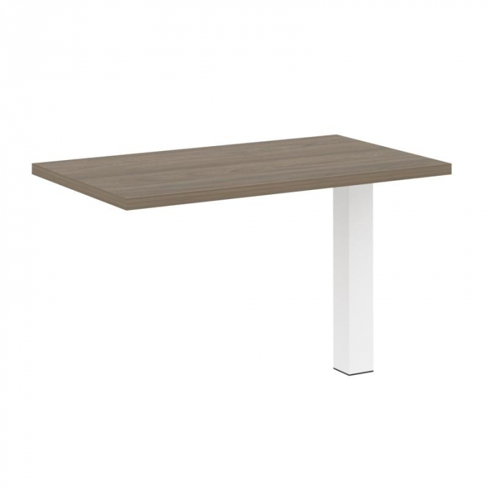 Yalta Брифинг-приставка LT.BR-2 Вяз Благородный/Металл Белый 1200*700*750