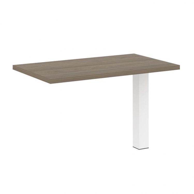 Yalta Брифинг-приставка LT.BR-2 Вяз Благородный/Металл Белый 1200*700*750