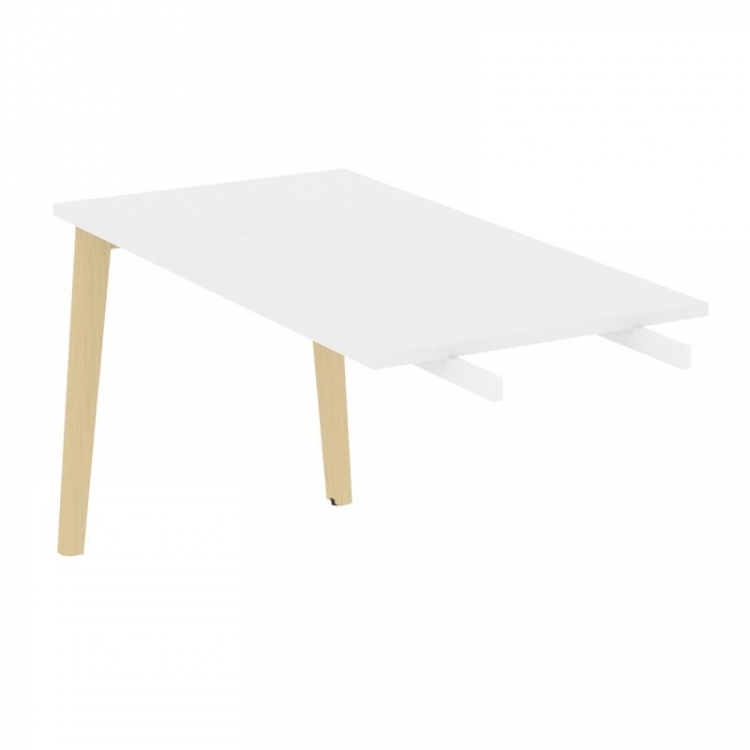 Onix Wood Direct Брифинг-приставка OW.BR-13 Белый Бриллиант/Дуб Светлый/Металл Белый 1380*720*750