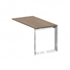 Onix Direct Lux Брифинг-приставка О-обр. м/к M-O.MO-BR-13 Дуб Аризона/Нержавеющая Сталь/Хром 1380*72