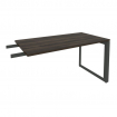 Onix Direct Брифинг-приставка на О-образном м/к O.MO-BR-13 Дуб Мали/Металл Антрацит 1380*720*750