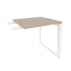 Onix Direct Брифинг-приставка на О-образном м/к O.MO-BR-7 Дуб Аттик/Металл Белый 780*720*750