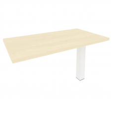 First Брифинг-приставка KB-5 Клен/Металл Белый 1300*700*765