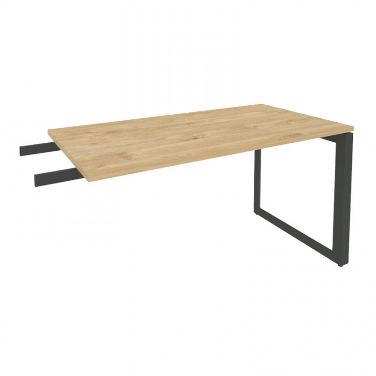 Onix Direct Брифинг-приставка на О-образном м/к O.MO-BR-13 Тиквуд Светлый/Металл Антрацит 1380*720*7