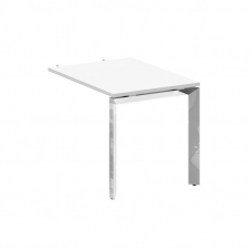 Onix Direct Lux Брифинг-приставка П-обр. м/к M-O.MP-BR-9 Белый Бриллиант/Нержавеющая Сталь/Хром 980*