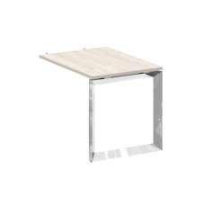 Onix Direct Lux Брифинг-приставка О-обр. м/к M-O.MO-BR-9 Денвер Светлый/Нержавеющая Сталь/Хром 980*7