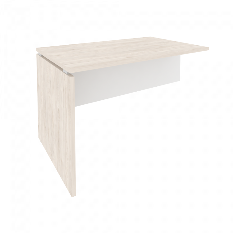 Onix Брифинг-приставка O.BR-11 Денвер Светлый/Белый Бриллиант 1180*720*750