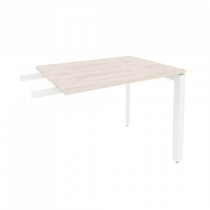 Onix Брифинг-приставка на П-образном м/к O.MP-BR-9 Денвер Светлый/Металл Белый 980*720*750