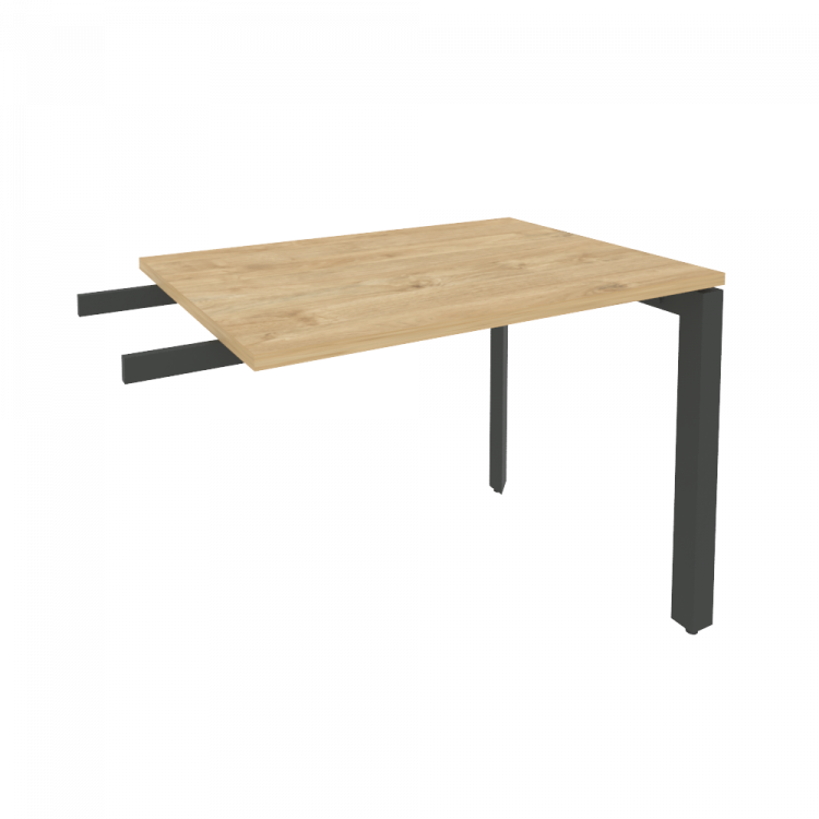 Onix Брифинг-приставка на П-образном м/к O.MP-BR-9 Тиквуд Светлый/Металл Антрацит 980*720*750