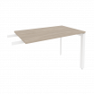 Onix Брифинг-приставка на П-образном м/к O.MP-BR-11 Дуб Аттик/Металл Белый 1180*720*750