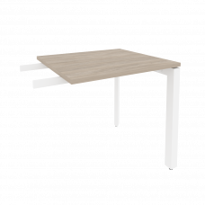 Onix Брифинг-приставка на П-образном м/к O.MP-BR-7 Дуб Аттик/Металл Белый 780*720*750