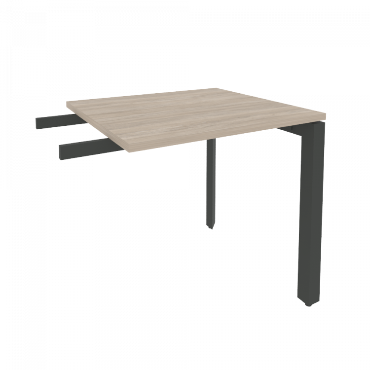 Onix Брифинг-приставка на П-образном м/к O.MP-BR-7 Дуб Аттик/Металл Антрацит 780*720*750