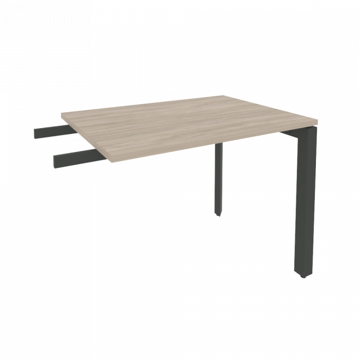 Onix Брифинг-приставка на П-образном м/к O.MP-BR-9 Дуб Аттик/Металл Антрацит 980*720*750