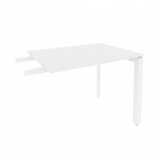 Onix Брифинг-приставка на П-образном м/к O.MP-BR-9 Белый Бриллиант/Металл Белый 980*720*750