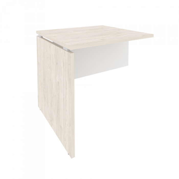 Onix Брифинг-приставка O.BR-7 Денвер Светлый/Белый Бриллиант 780*720*750