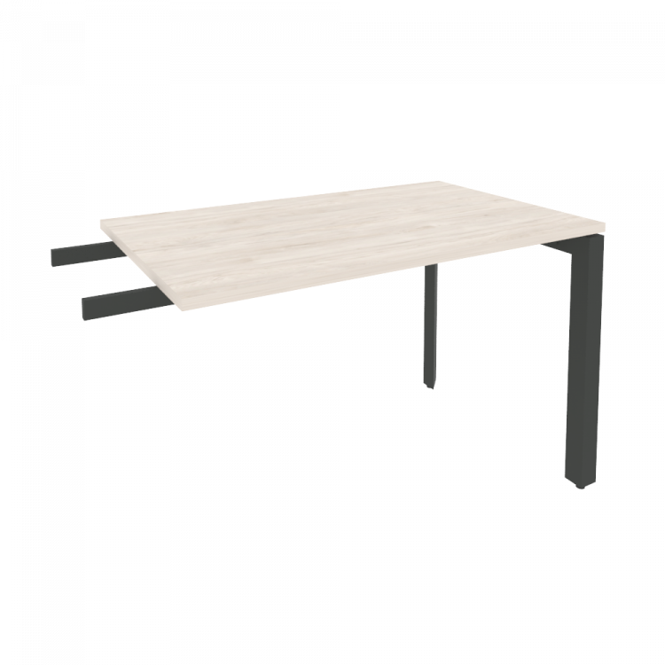 Onix Брифинг-приставка на П-образном м/к O.MP-BR-11 Денвер Светлый/Металл Антрацит 1180*720*750