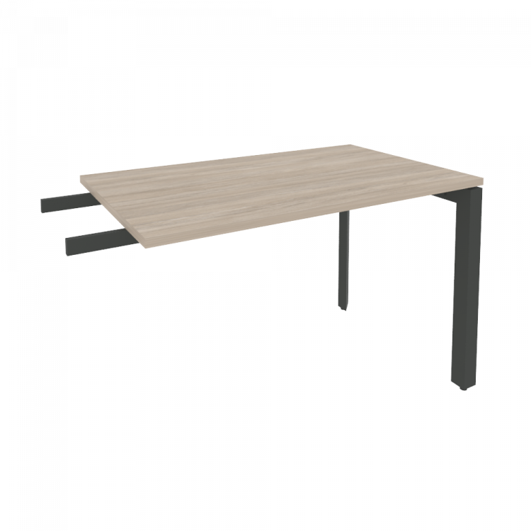 Onix Брифинг-приставка на П-образном м/к O.MP-BR-11 Дуб Аттик/Металл Антрацит 1180*720*750