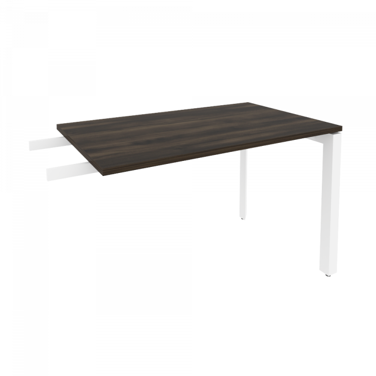 Onix Брифинг-приставка на П-образном м/к O.MP-BR-11 Дуб Мали/Металл Белый 1180*720*750